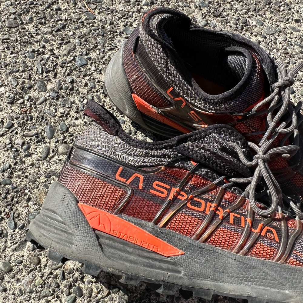 La Sportiva Black And Orange Athletic Shoes - image 4